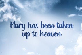 Mary assumed into Heaven