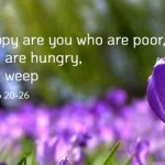 Happy are you who are poor